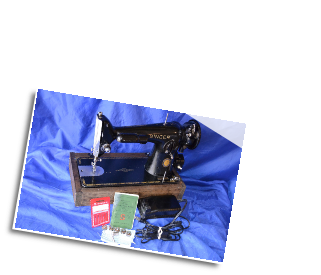 SINGER 201-2 GEAR DRIVE SEWING MACHINE SERVICED FOR SALE