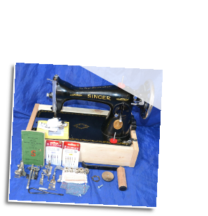 SINGER 15-91 HAND CRANK SERVICED 1949 SINGER 15-91 HAND CRANK SERVICED 1949