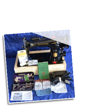 SINGER 15-91 GEAR DRIVE W/NEW BASE SERVICED ATTACHMENTS 1952 SINGER 15-91 GEAR DRIVE W/NEW BASE SERVICED ATTACHMENTS 1952