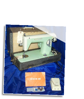 CORONADO MINT GREEN/WHITE SEWING MACHINE CORONADO MINT GREEN/WHITE SEWING MACHINE