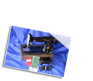 SINGER 201-2 GEAR DRIVE SEWING MACHINE SERVICED FOR SALE