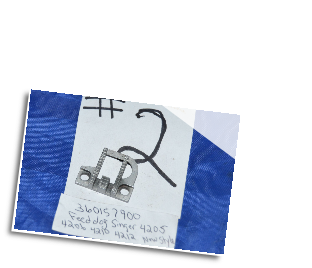 #2 FEEDDOG PART 360157900 SINGER 4205 4206 4212 NEW STYLE SINGER SEWING MACHINES #2 FEEDDOG PART 360157900 SINGER 4205 4206 4212 NEW STYLE SINGER SEWING MACHINES