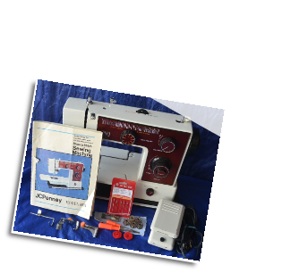 JCPENNY 6930 ZIG-ZAG SEWING MACHINE SERVICED JCPENNY 6930 ZIG-ZAG SEWING MACHINE SERVICED