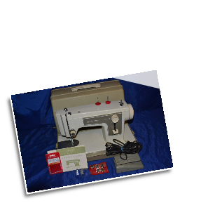 KENMORE 148.12201 ZIGZAG SEWING MACHINE IN CASE MANUAL SERVICED READY TO SEW