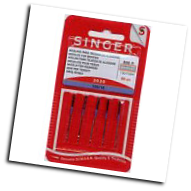 singer 2020-16c sewing machine needles CARD 0F 5