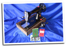 singer 15-90 hand crank sewing machine 1948