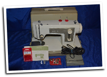 KENMORE 148.12201 ZIGZAG SEWING MACHINE IN CASE MANUAL SERVICED READY TO SEW