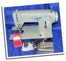 SEARS KENMORE 158.121 MODEL 12 ZIGZAG SEWING MACHINE SERVICED FOR SALE